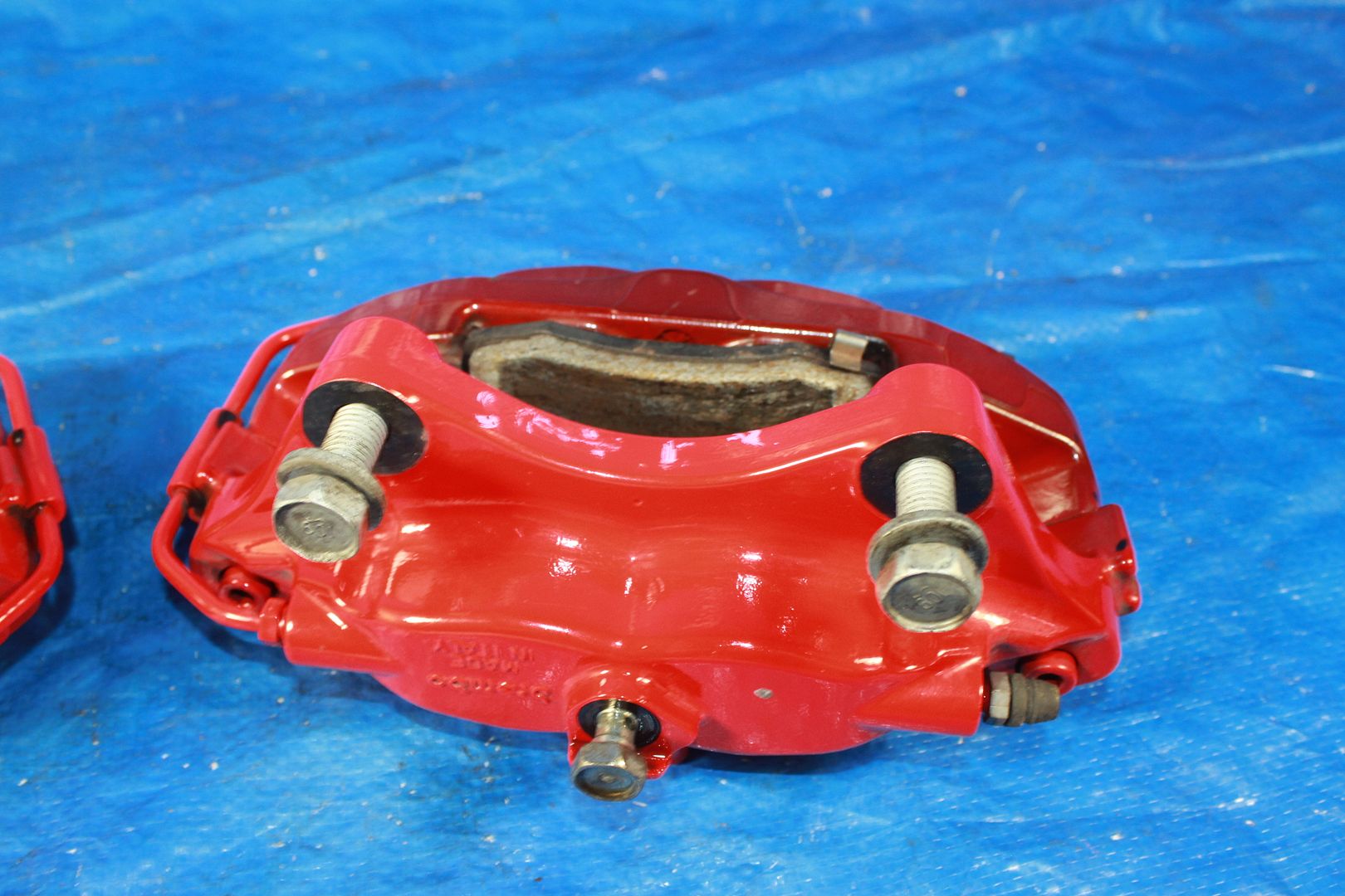 1517 DODGE CHALLENGER HELLCAT REAR BREMBO BRAKE CALIPERS SET PAIR LH